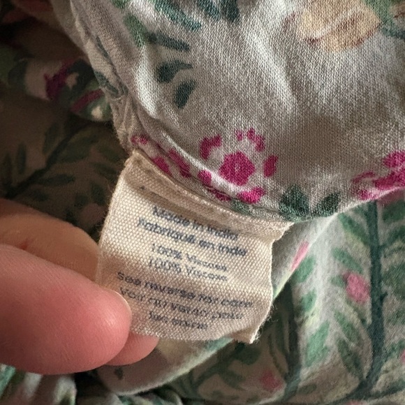 Printfresh Eco Satin Wildest Dreams Pants in Camel's Courtyard Avocado Green - Picture 9 of 10